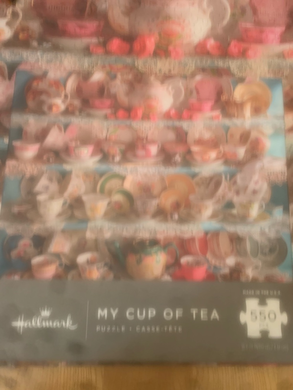 Puzzle by Hallmark. 550ct. My Cup of Tea